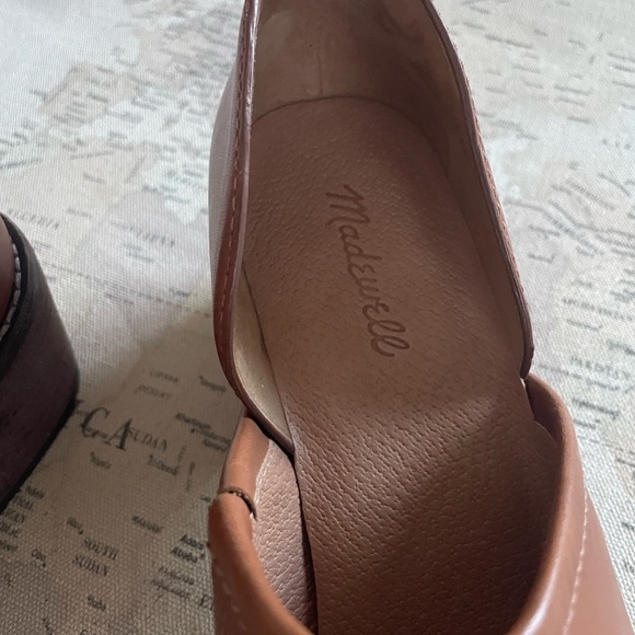 Madewell Brady Low Cut Leather Bootie Size 10 English Saddle - Picture 7 of 14